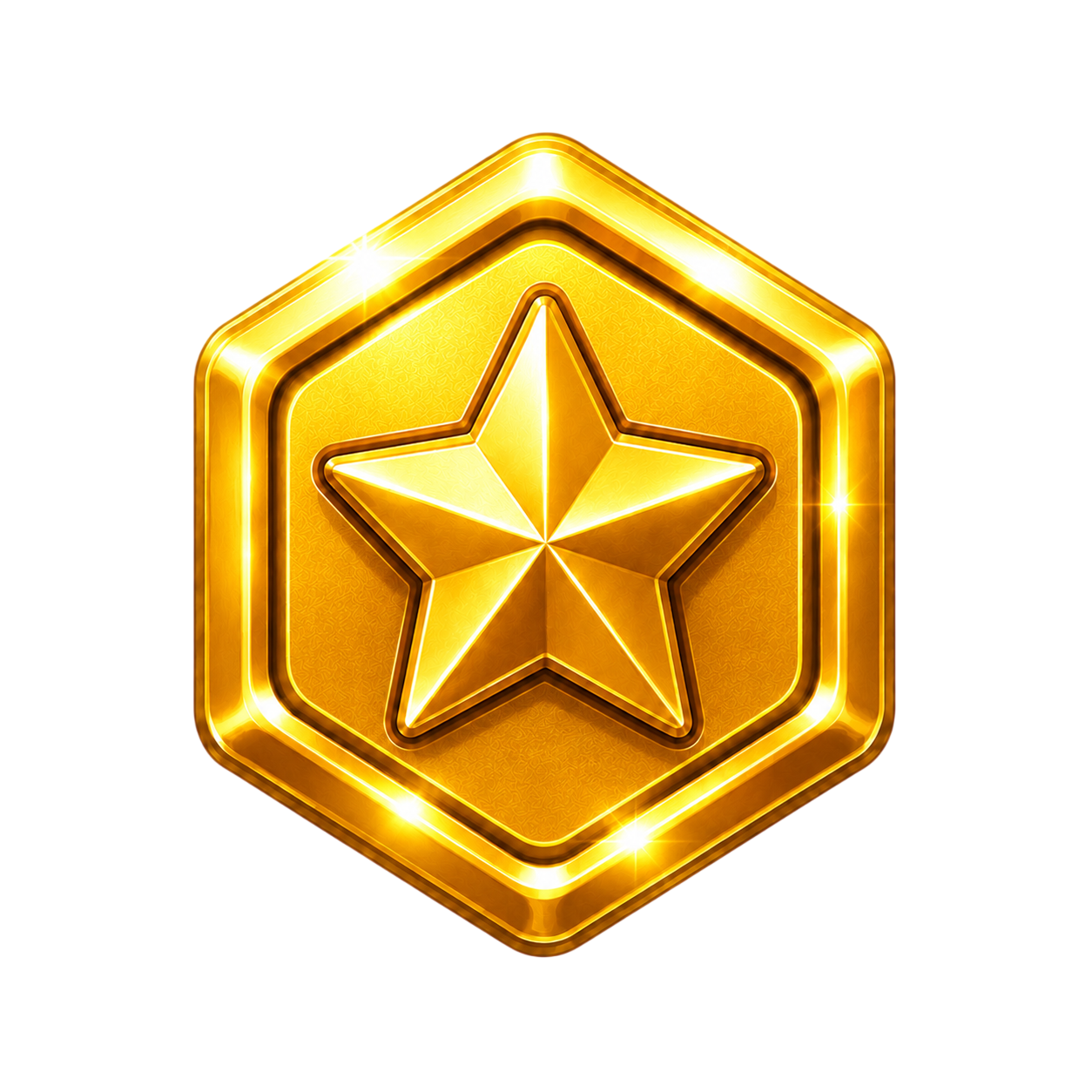 Gold achievement medal
